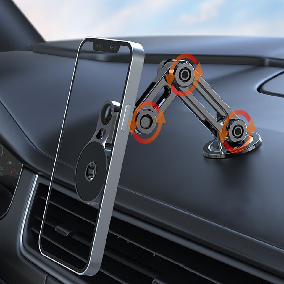 Universal magnetisk 360° telefonholder til bilen