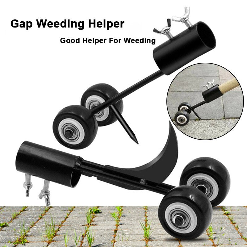 Portable gap weeder