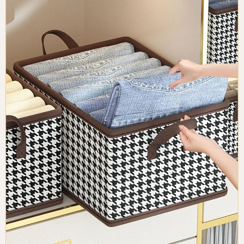 Foldable storage box basket (2 stk.)