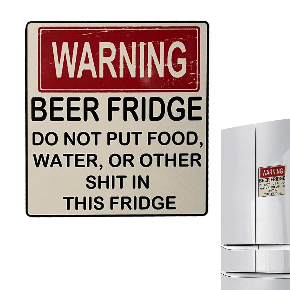 Køleskabsmagnet til øl (1+1 GRATIS)