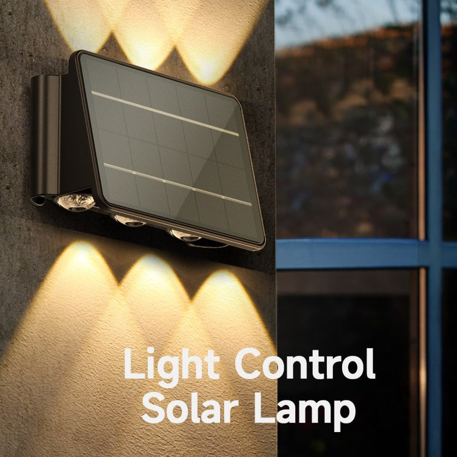Solar LED Udendørs Væglampe