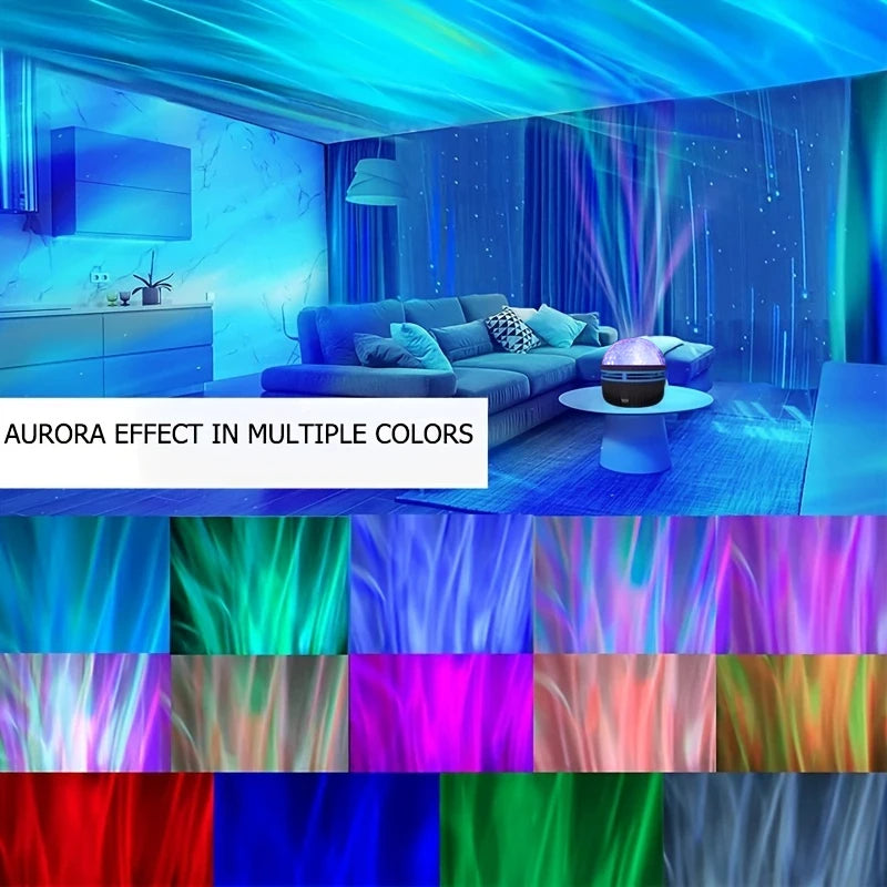 Aurora borealis roterende projektor
