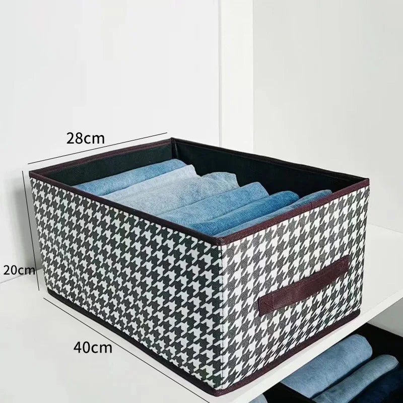 Foldable storage box basket (2 stk.)