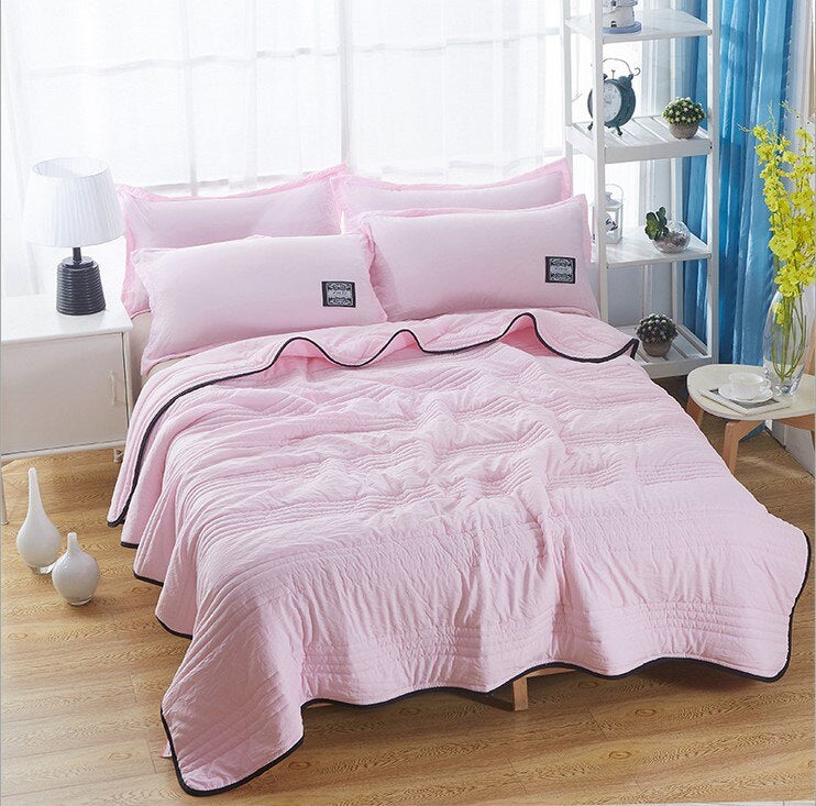 Komfortabelt quiltet sommer-sengetøj