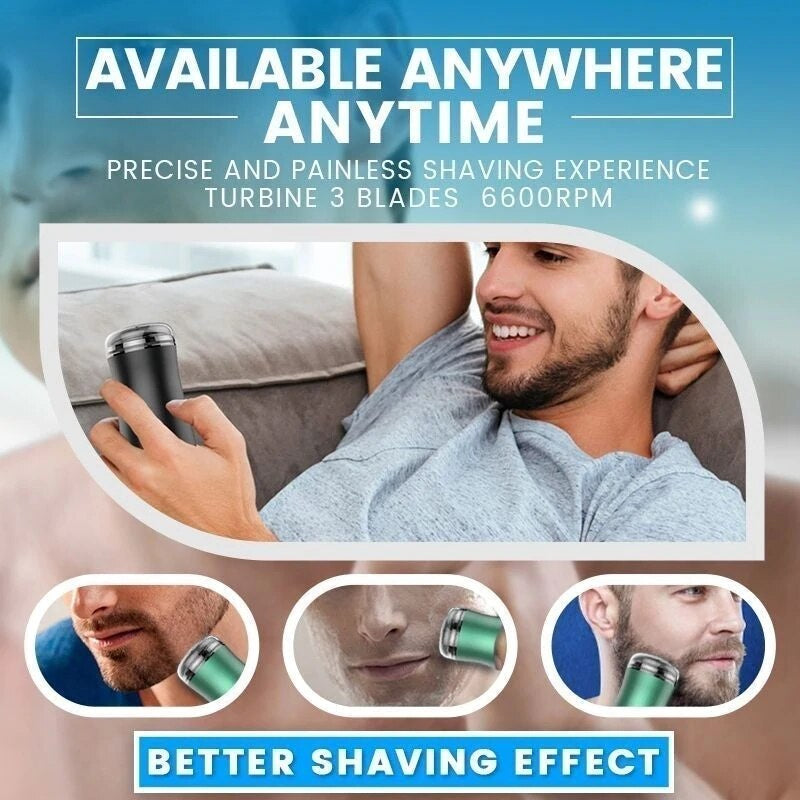 Mini genopladelig barbermaskine til mænd