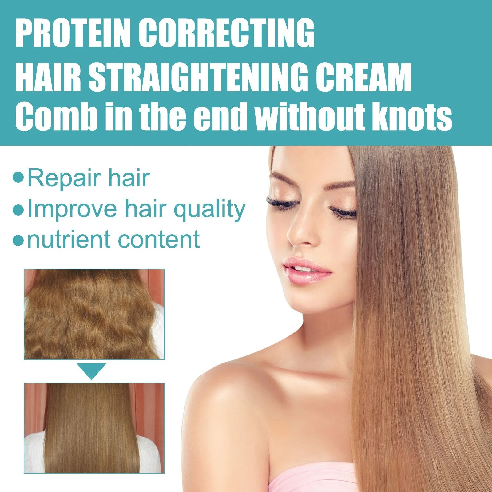 Instant Hair Straightening Cream