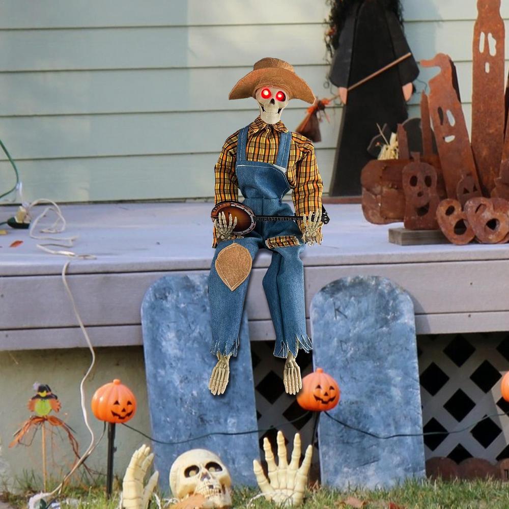 Halloween-skeletfigur