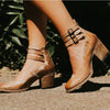 Alexa | Vintage sko med hæl til kvinder