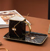 Indlæs billede i gallerifremviser, Luksus nordisk håndtaskeformet keramisk krus sæt