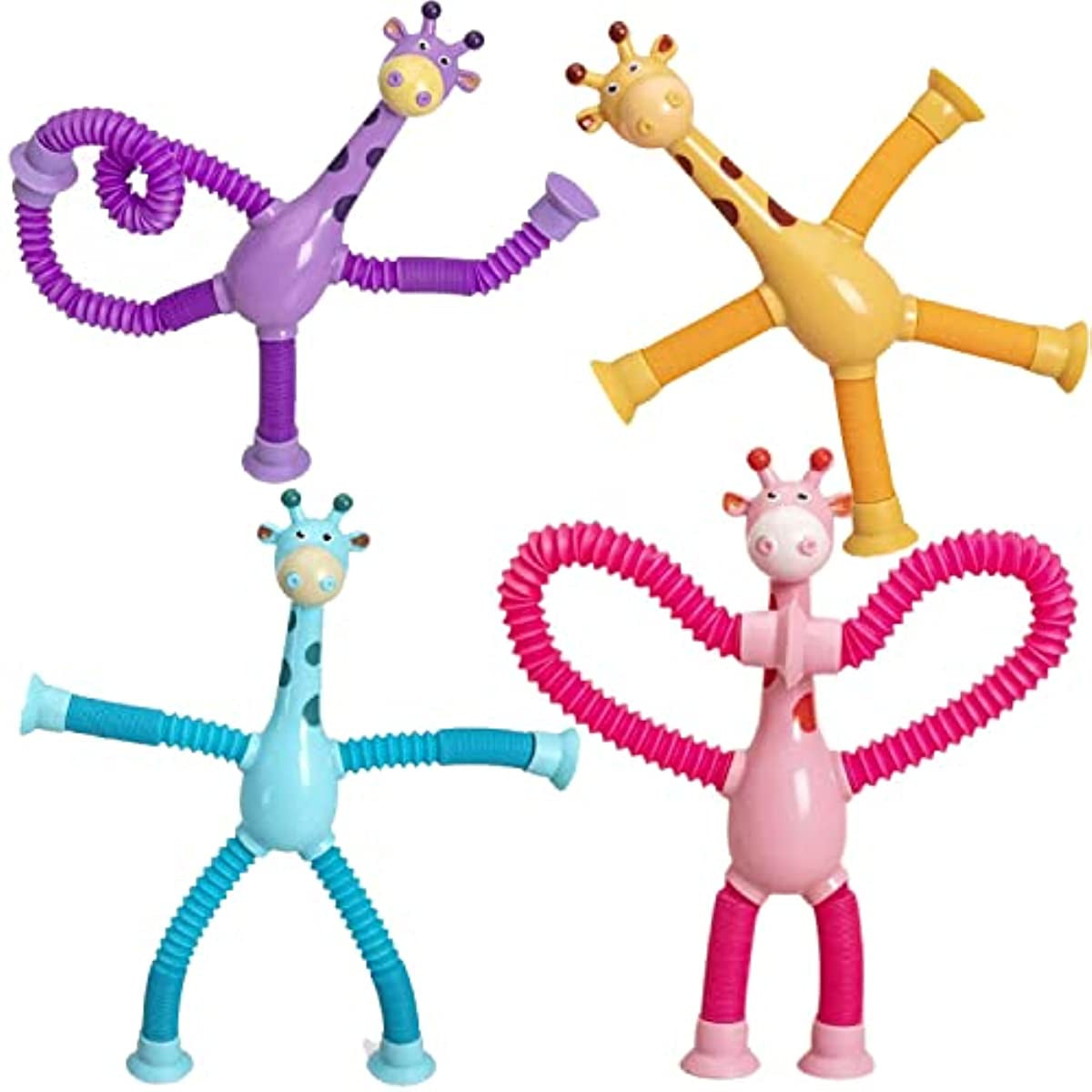 Giraf Pop Tube Toy (4 stk.)