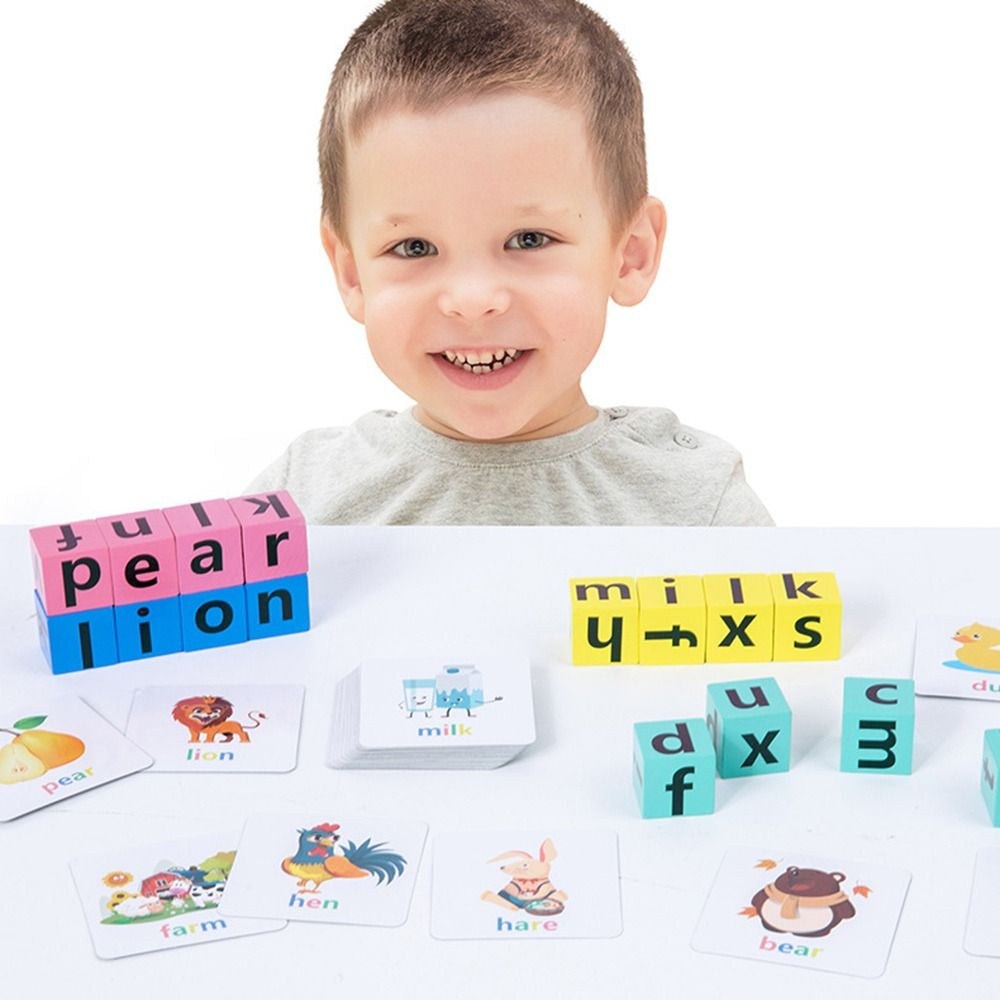 Alfabetklodser og flashcards til børn