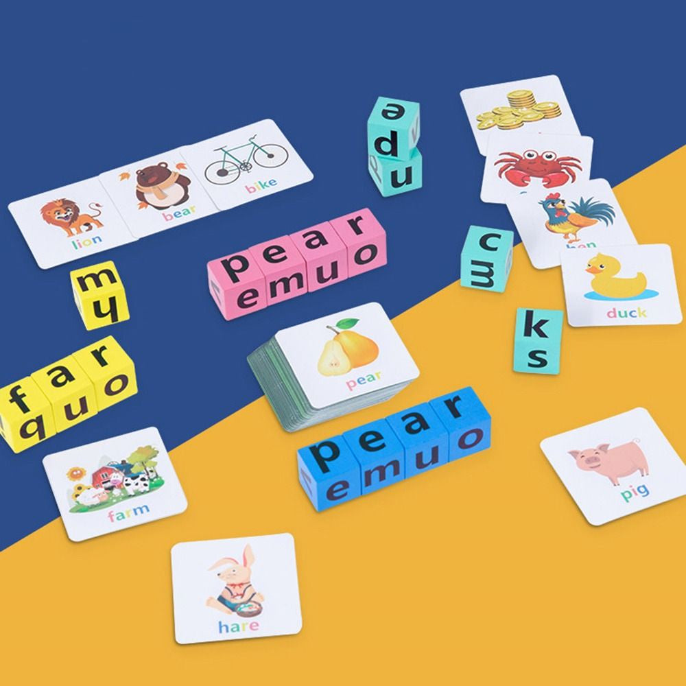 Alfabetklodser og flashcards til børn