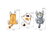Indlæs billede i gallerifremviser, Søde kat bil klistermærker decals