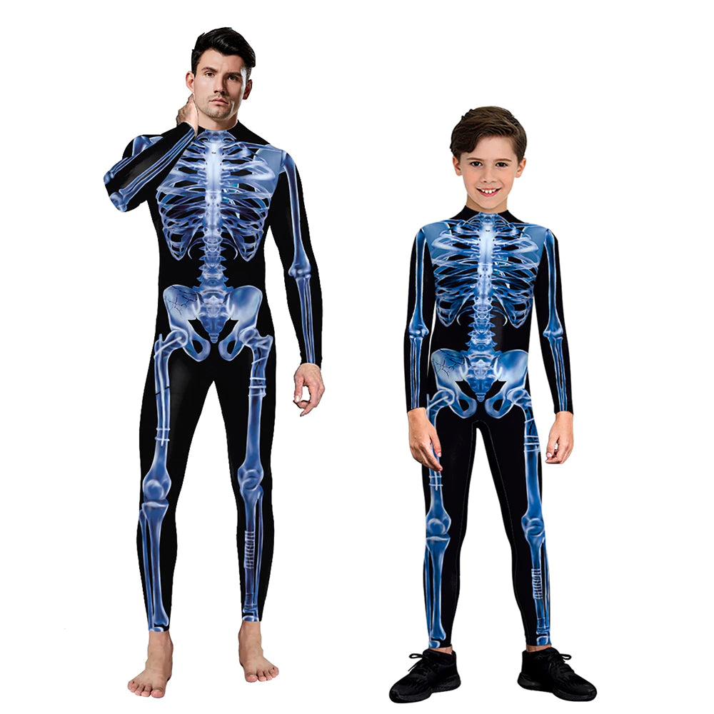 Halloween Skelet Body Suite