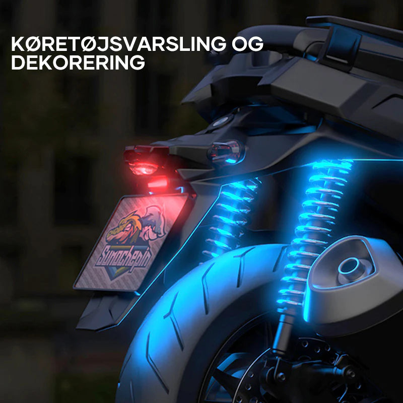 Sikkerhed motorcykel LED stroboskoplys | 1+1 GRATIS