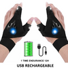LED-handsker med vandtæt belysning